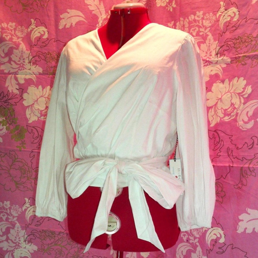 Eloquii wrap crop top